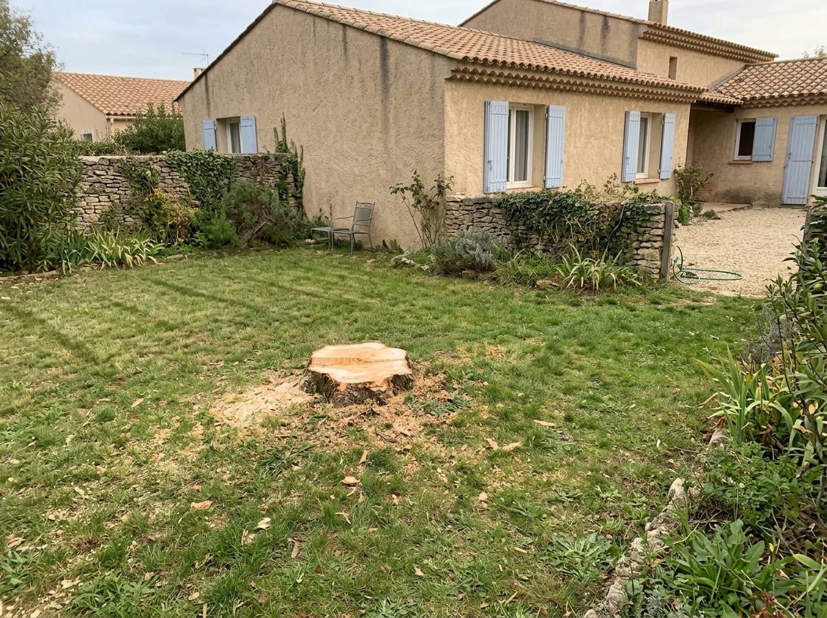 Abattage : après les travaux